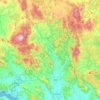 Coal River topographic map, elevation, terrain