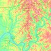 Perry County topographic map, elevation, terrain