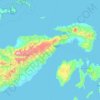 Banggai Regency topographic map, elevation, terrain