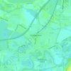 Shepperton topographic map, elevation, terrain