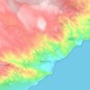 Mattinata topographic map, elevation, terrain