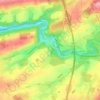 Spontin topographic map, elevation, terrain