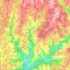 Saint-Paul-la-Roche topographic map, elevation, terrain