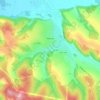 Карлук topographic map, elevation, terrain