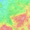 Nordrhein-Westfalen topographic map, elevation, terrain