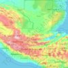 Guatemala topographic map, elevation, terrain