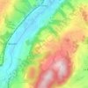 Virieu topographic map, elevation, terrain