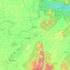 Kollegala taluk topographic map, elevation, terrain