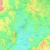Worcestershire topographic map, elevation, terrain