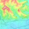 Sompting topographic map, elevation, terrain