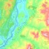 Lyme topographic map, elevation, terrain