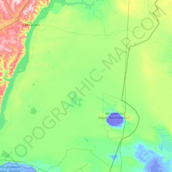 Палласовский район topographic map, elevation, terrain