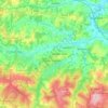 Hartfield topographic map, elevation, terrain