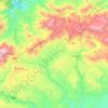 Telouet topographic map, elevation, terrain