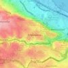 El Madania topographic map, elevation, terrain