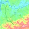 Castlewood topographic map, elevation, terrain