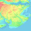 Tendring topographic map, elevation, terrain