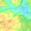 Blaxhall topographic map, elevation, terrain