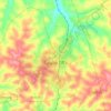 Offa topographic map, elevation, terrain