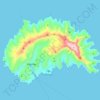 Ua Huka topographic map, elevation, terrain