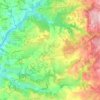 Le Lonzac topographic map, elevation, terrain