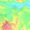 Odunpazarı topographic map, elevation, terrain