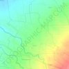Tawar topographic map, elevation, terrain