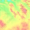 Mazapil topographic map, elevation, terrain