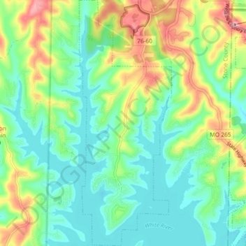 Indian Point topographic map, elevation, terrain