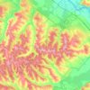 Мамонское сельское поселение topographic map, elevation, terrain