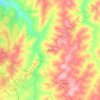 Ilorin South topographic map, elevation, terrain