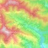 Ceriana topographic map, elevation, terrain