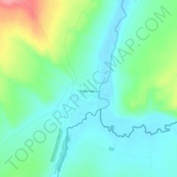 Хомутовка topographic map, elevation, terrain