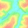 Бобрава topographic map, elevation, terrain