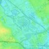 Hackney Marshes topographic map, elevation, terrain