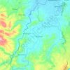 Iponan River topographic map, elevation, terrain