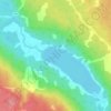 Pepaw Lake topographic map, elevation, terrain