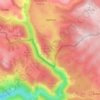 Ђаловића клисура topographic map, elevation, terrain