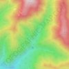 Ажек topographic map, elevation, terrain