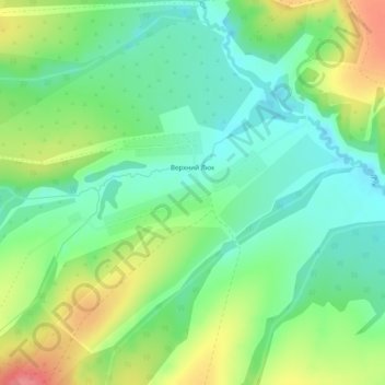 Верхний Люк topographic map, elevation, terrain