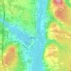 Woodstock topographic map, elevation, terrain
