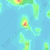 Mark Island topographic map, elevation, terrain