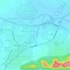 Khurdha Municipality Boundary topographic map, elevation, terrain