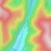 Notch Lake topographic map, elevation, terrain