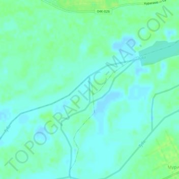 Tuba River topographic map, elevation, terrain