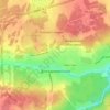 Долгодеревенское topographic map, elevation, terrain