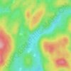 Lac Gauthier topographic map, elevation, terrain