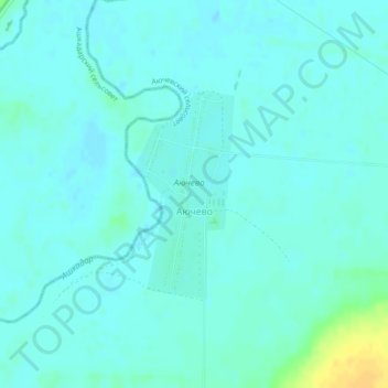 Аючево topographic map, elevation, terrain