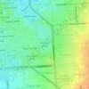 Adelaide topographic map, elevation, terrain