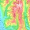 Château de Crémat topographic map, elevation, terrain